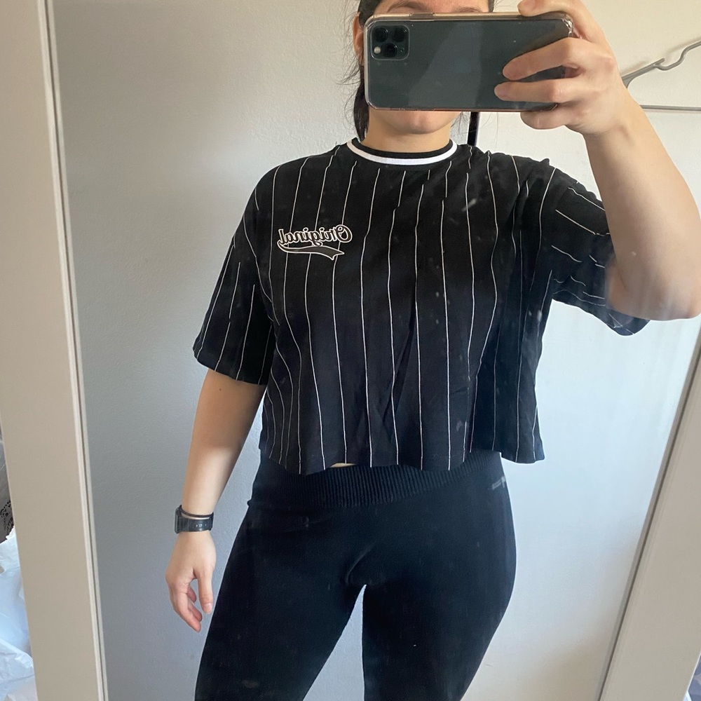 H&M Baseball Crop Top